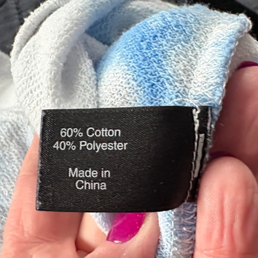 FRIENDS Blue and White Tie-Dye Sweatshirt - Picture 5 of 5